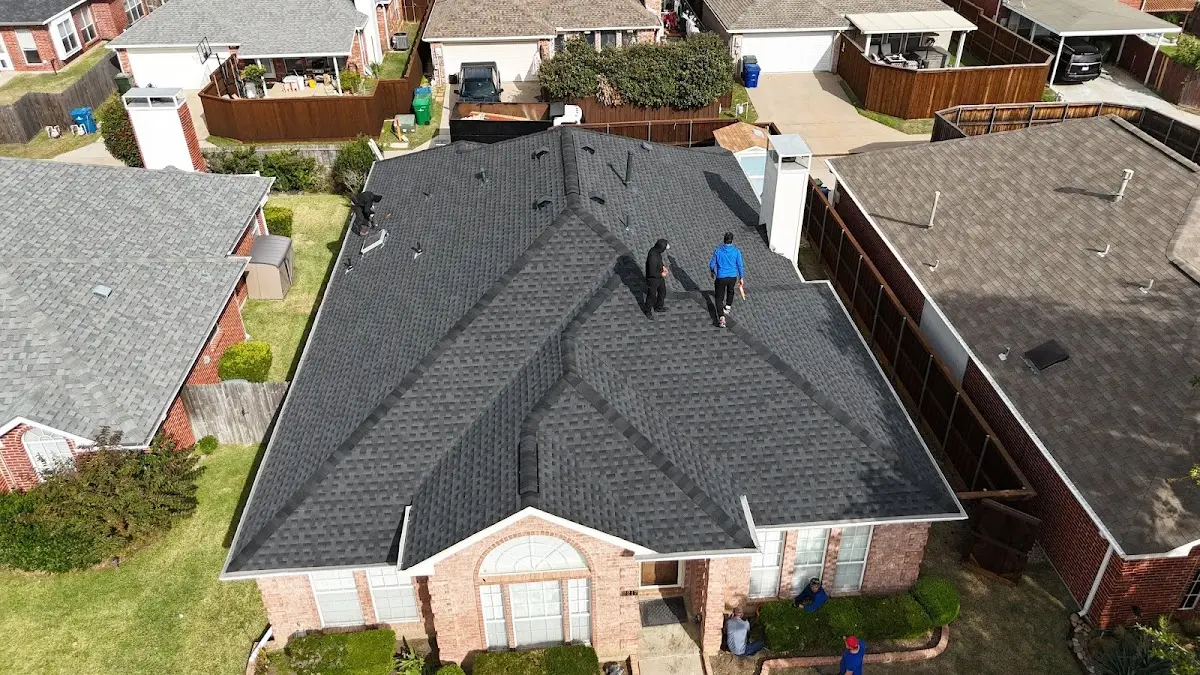 Slate & Tile Roof Repair work in progress on a East Marlborough property